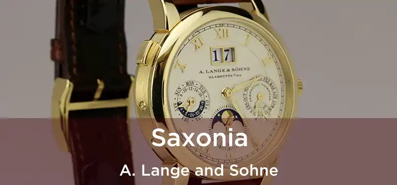  Saxonia A. Lange and Sohne